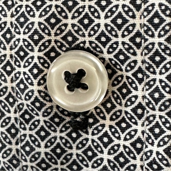 Nick Graham L Everywhere Dress Casual Shirt Button Up Contrasting Cuffs Pattern - Picture 11 of 12